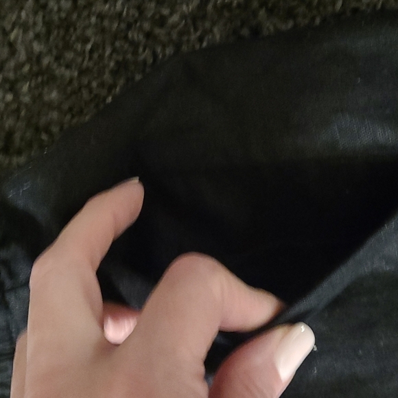 J. CREW SZ 2 linen black paperbag waist skirt WSK75 - Picture 3 of 4